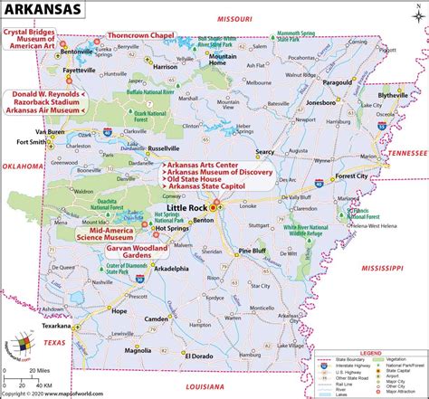 Arkansas Map Map Of Arkansas Ar Map