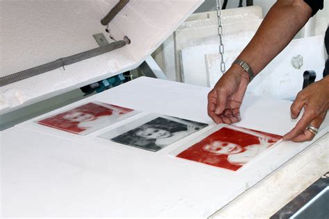 Silk Screen Printing Close Up