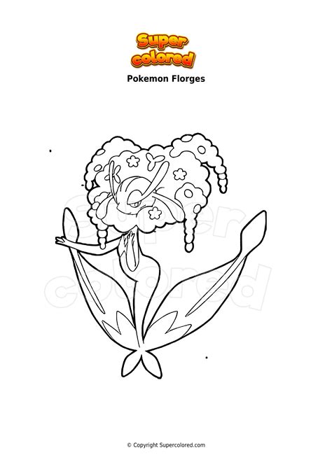 Disegno Da Colorare Pokemon Florges Supercolored The Best Porn Website