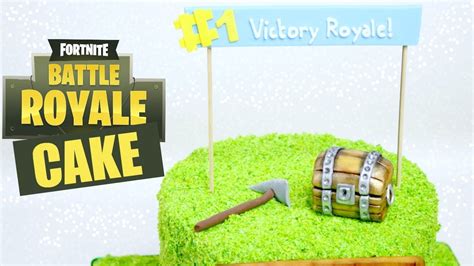 How To Make A Fortnite Battle Royale Cake Youtube