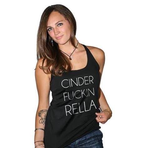 cinder fuckin rella vintage women s racerback tank top