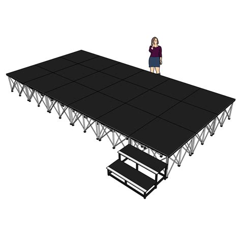 6m X 3m Portable Stage Platforms With 60cm Risers Stage Concepts