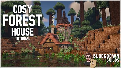 Minecraft How To Build A Cosy Forest House Tutorial Youtube