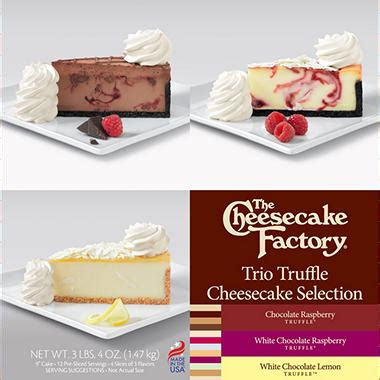Find many great new & used options and get the best deals for the cheesecake factory gift card $25 at the best online prices at ebay! The Cheesecake Factory Trio Truffle Cheesecake Selection (52 oz.) - Sam's Club