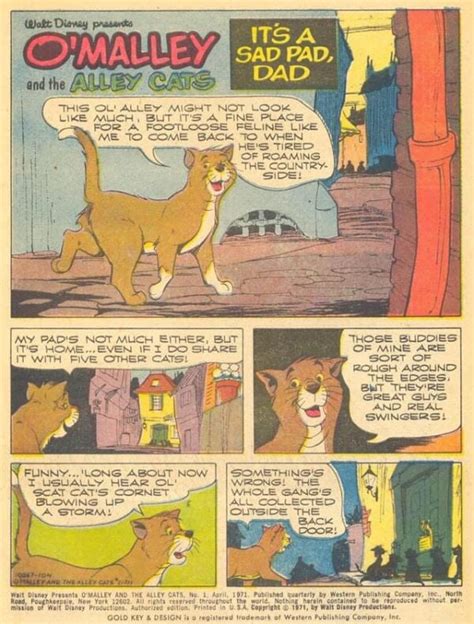 Comic Book Cats Number 105 Omalley And The Alley Cats 1 First