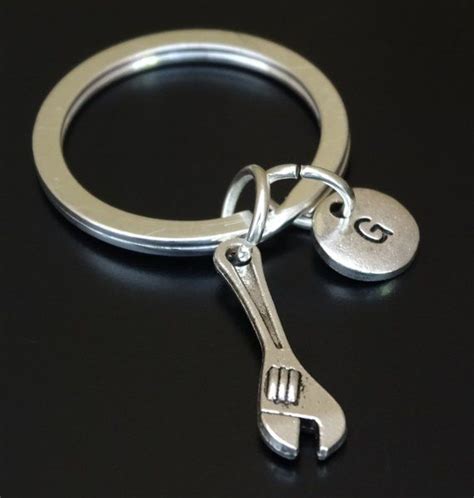 Wrench Keychain Custom Keychain Custom Key Ring Wrench Charm Wrench