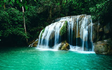 Download Wallpapers Beautiful Waterfall Secret Places Jungle