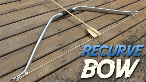How To Make A Recurve Bow Youtube