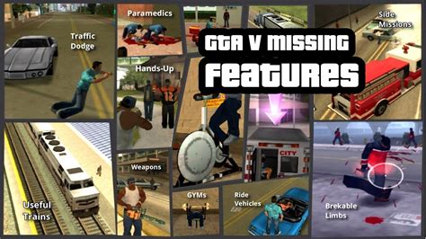 12 Things In Old Gta Games That Are Missing In Gta V Youtube