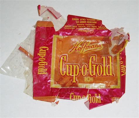 Cup O Gold Candy Bar Wrapper Gold Candy Gold Candy Bar Favorite Candy