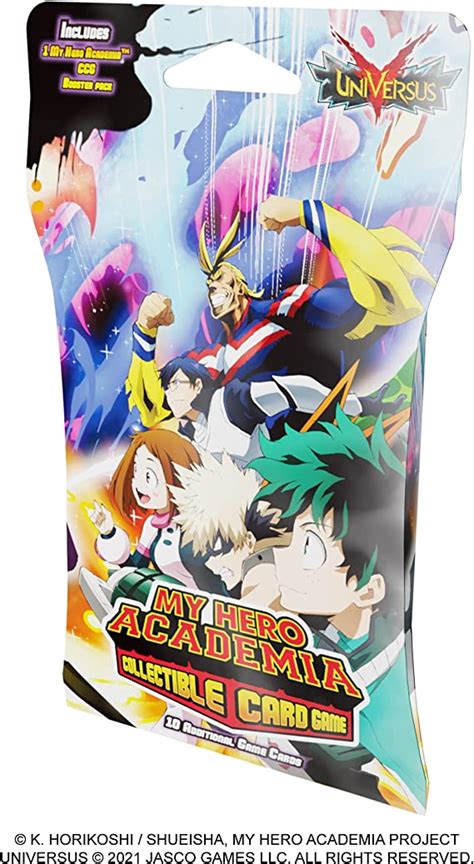 My Hero Academia Collectible Card Game Hanging Booster Pack Wave 1