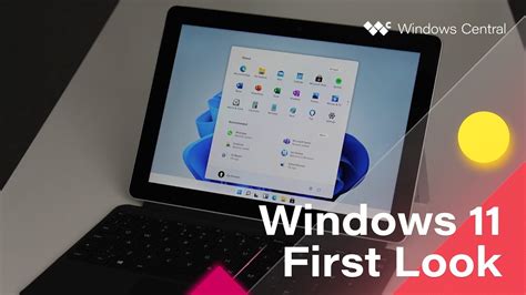 Windows 11 Build 21996 New Start Taskbar Widgets Tablet