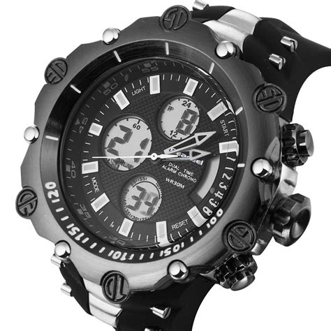 Top Luxury Brand Men Military Waterproof Led Sports Watches Mens