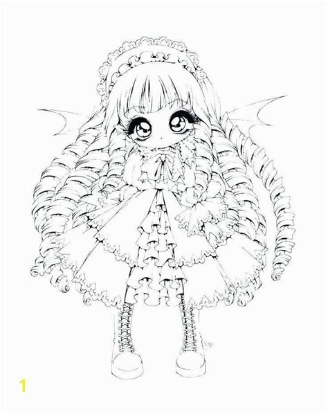 Cute Anime Chibi Girl Coloring Pages Coloring Printable