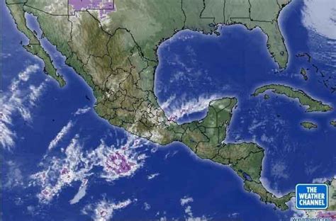 Mexiko Satellite Weather Map Satelliten Wetter Karte Von Mexiko