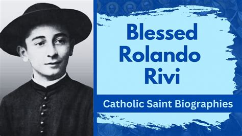 The 14 Year Old Martyred Seminarian Blessed Rolando Rivi Catholic