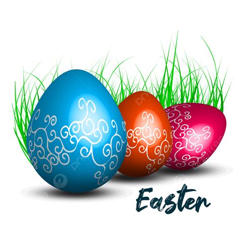 easter eggs 3d images hd easter egg grass 3d element easter clipart easter egg png image for