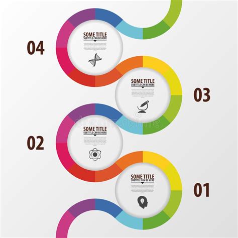 Abstract Colorful Business Path Timeline Infographic Template Vector