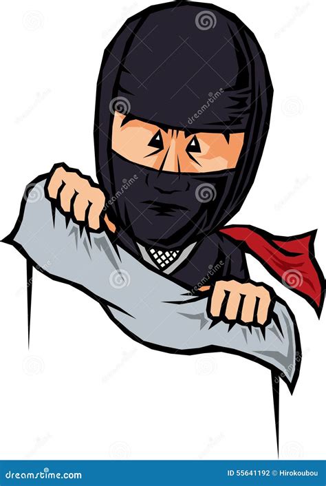 Ninja Hide Stock Illustration Illustration Of Warrior 55641192