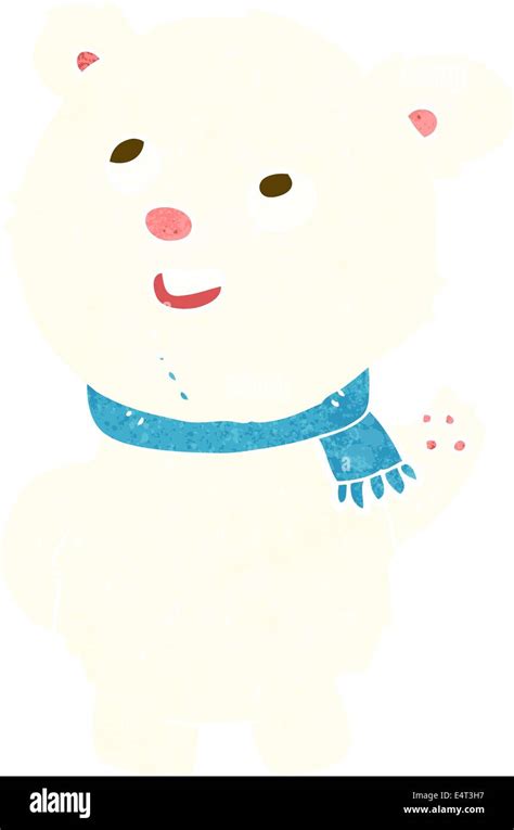Cartoon Cute Polar Bear Cub Stock Vector Image And Art Alamy