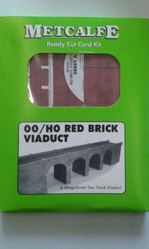 Double Track Red Brick Viaduct Ooho Card Kit Metcalfe Po240 Ebay