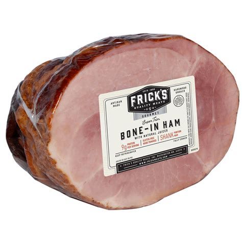 We must try not to damage heavily the skin of the shank and leave the meat on the skin. Frick's Fresh Bone-In Shank Ham Portion - Shop Pork at H-E-B