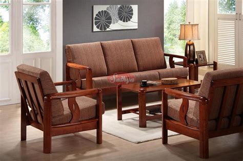 5 Seater Rectangular Wooden Sofa Set 311 At Best Price In Coimbatore