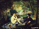 Dejeuner Sur L'herbe Artwork By Edouard Manet Oil Painting & Art Prints ...