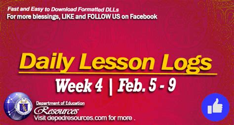 Week 4 3rd Quarter Daily Lesson Log Deped Resources Hot Sex Picture