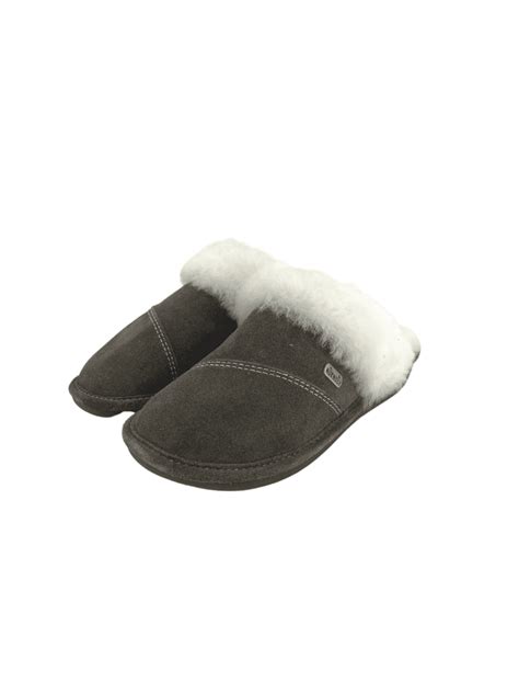 Nuknuuk Womens Grey Slippers Canadawide Liquidations