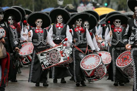 Skulls Masks And Dancers As Mexico Fetes Day Of The Dead