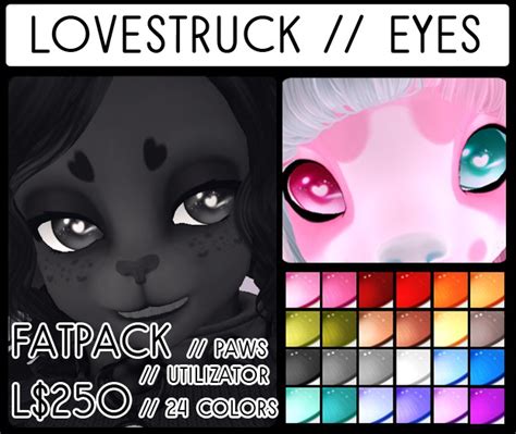 second life marketplace wickedpup lovestruck eyes fatpack