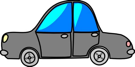 Car Grey Cartoon Transport Clip Art At Vector