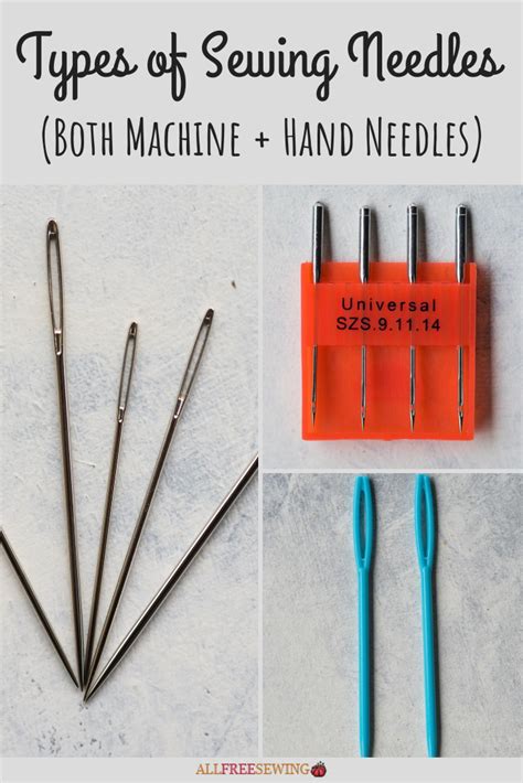 17 Types Of Sewing Needles And Their Uses