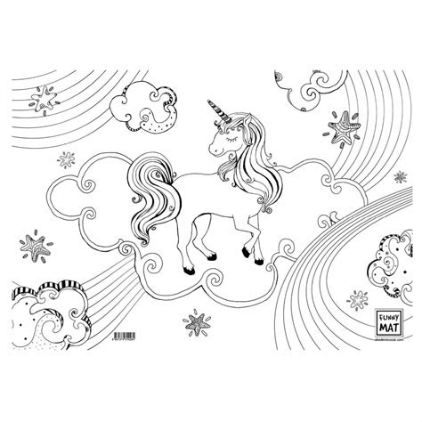Planse Fise Si Imagini De Colorat Pentru Copii Reutilizabile Unicorni