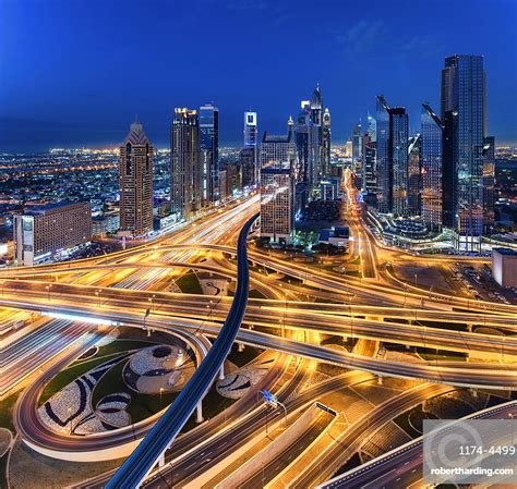 Cityscape Of Dubai United Arab Stock Photo