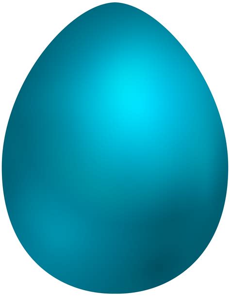 Easter Egg Blue Clip Art Eggs Png Download 38795000 Free