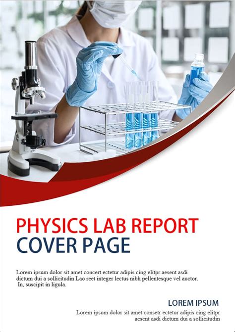 7 Physics Lab Report Cover Page Templates In Ms Word