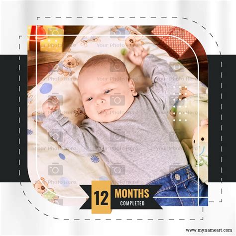 12 Months Baby Photo Editing Online
