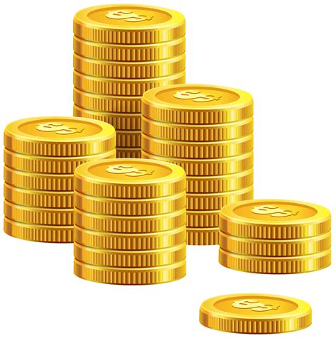 Coins Free Png Images Pile Of Gold Coins Coins Money Clipart Images