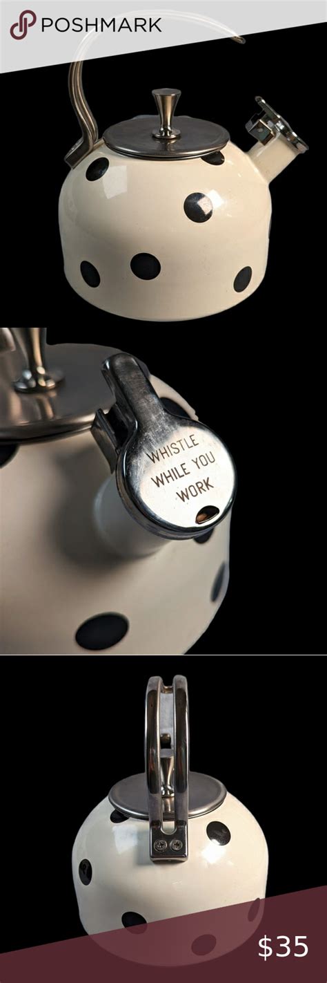 Kate Spade Polka Dot Kettle Whistle While You Work In Kate Spade