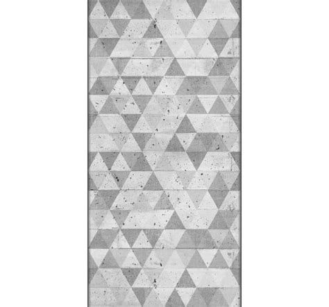 Concrete Triangles Textured Wallpaper Tenstickers
