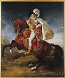 Jerónimo Bonaparte a caballo | Equestrian, Oil on canvas, Canvas prints