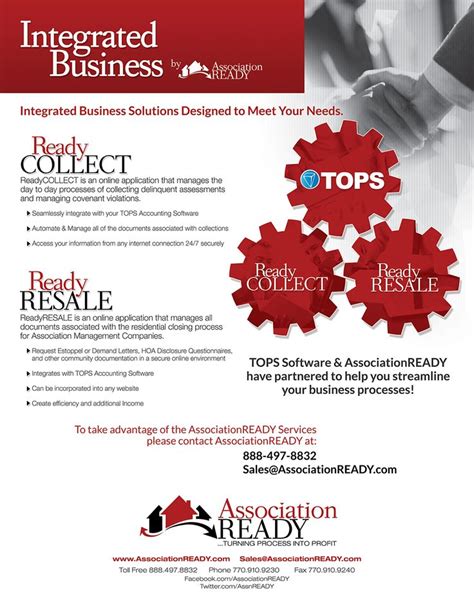 Integrated Business Solutions By Associationready Including