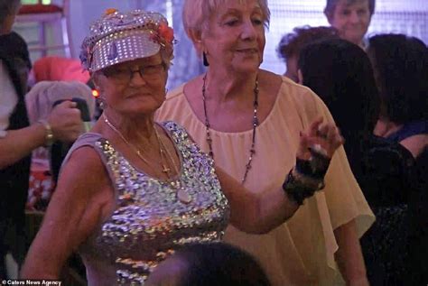lunchtime nightclub for the over 60s sees pensioners donning glitzy gear in bid to beat