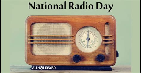 Celebrate National Radio Day 2019 On August 20 All Holiday Bd