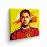 Cuadros Canvas Sebastian Vettel Ferrari F1 – Maxigráfica Shop
