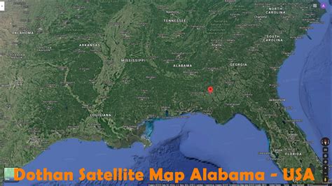 Dothan Alabama Carte Et Image Satellite