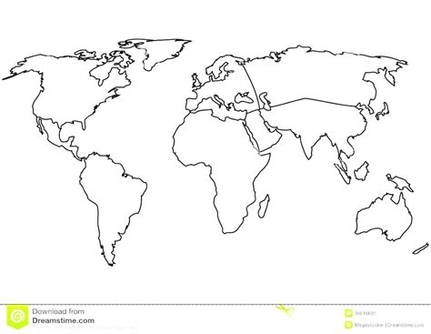 Clipart World Map Outline 20 Free Cliparts Download Images On