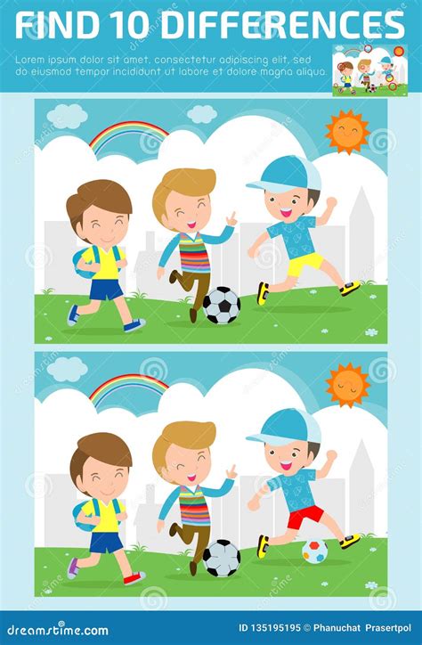 Find Differences Game For Kids Find Differences Brain Games